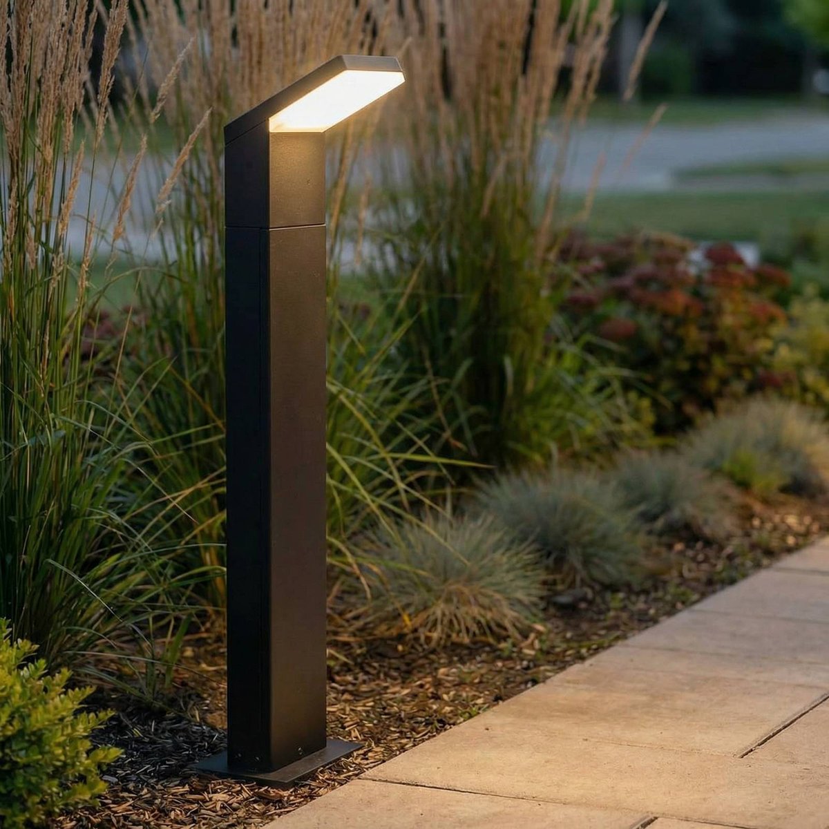 Luminaire extérieur en aluminium moderneLED gris foncé, blanc, ARCCHIO