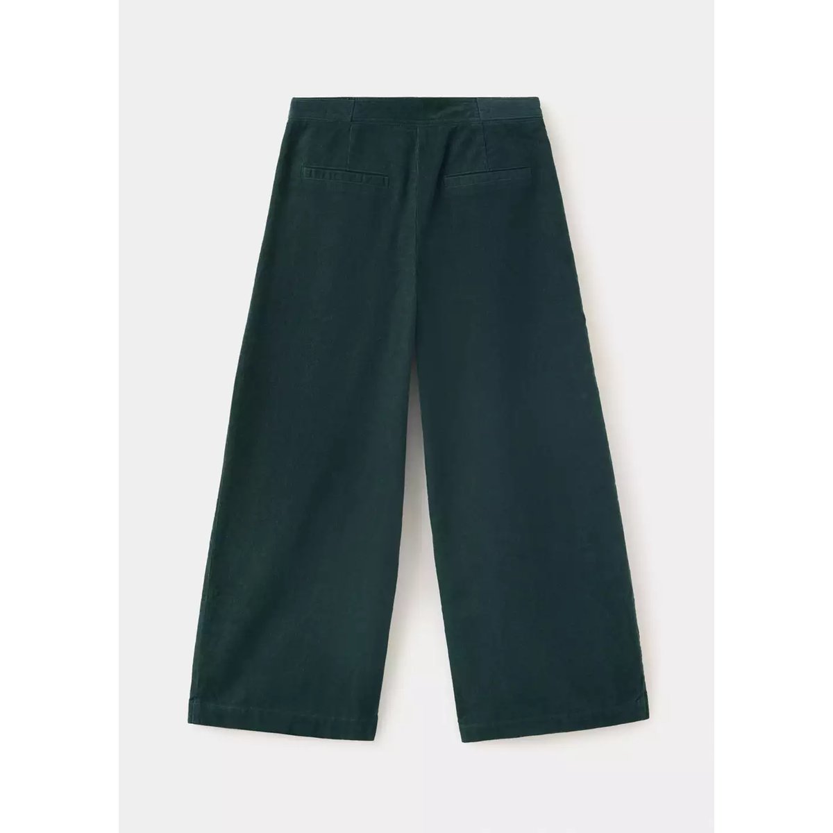 Pantalon droit en velours côtelé vert foncé, MANGO KIDS