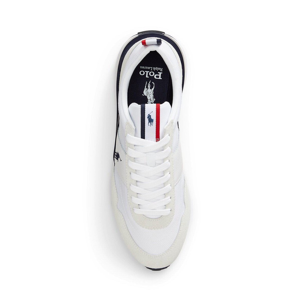 Baskets TRAIN 89 blanc/rouge/bleu, POLO RALPH LAUREN