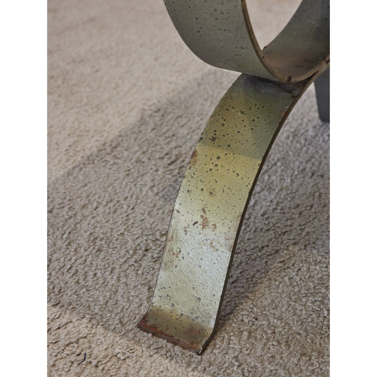 Table basse en céramique Léonie N°832 - Bon état marron, DEBONGOUT