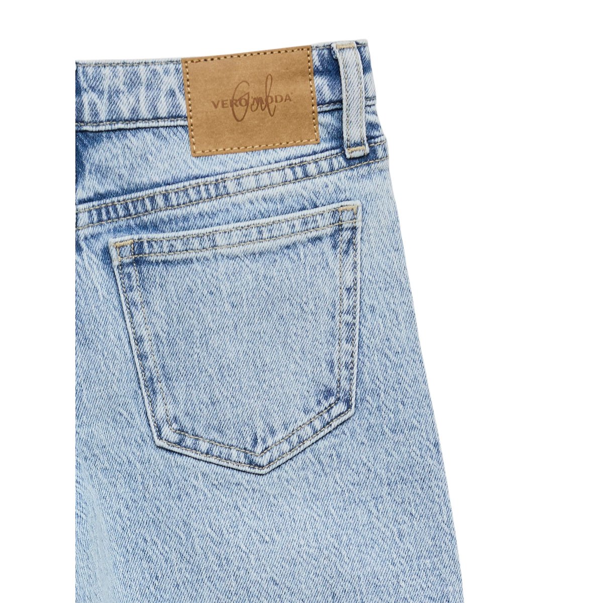 Jean À Coupe Large light blue denim, VERO MODA
