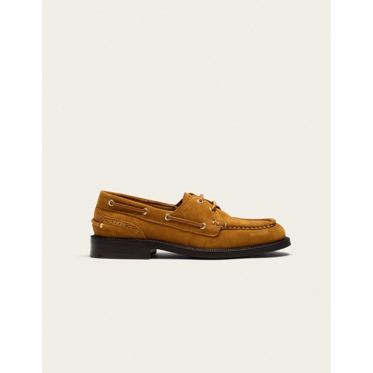 Derbies NIZA suède ambre, ODAJE