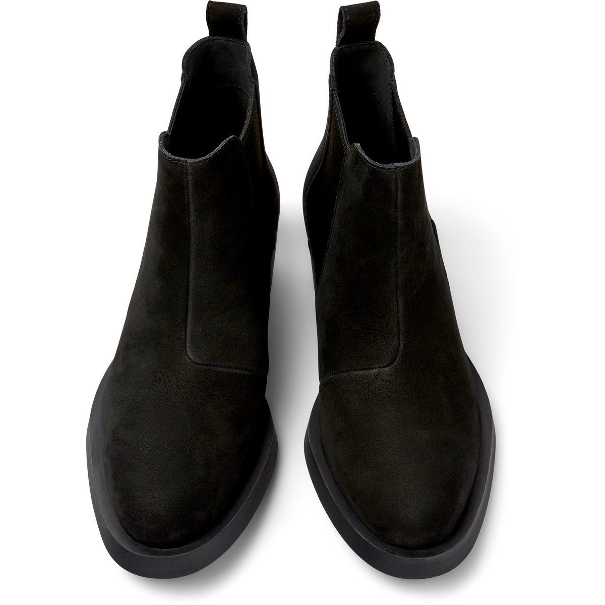 Bottines Bonnie cuir noir, CAMPER