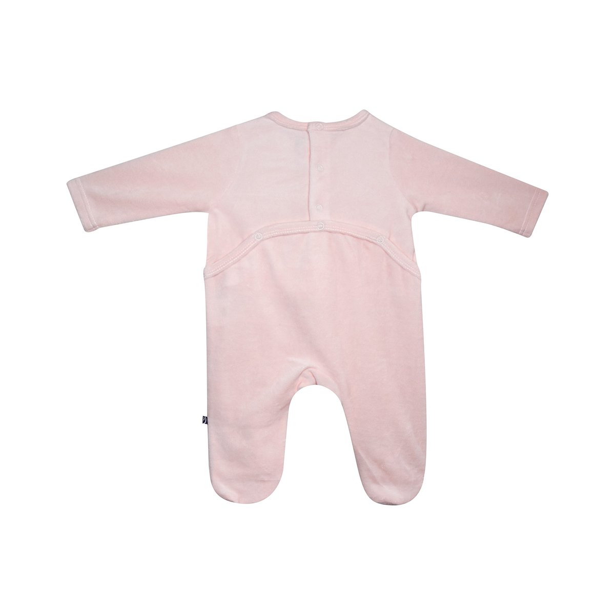 Dors bien liberte velours rase pont dos bebe rose, SUCRE D'ORGE