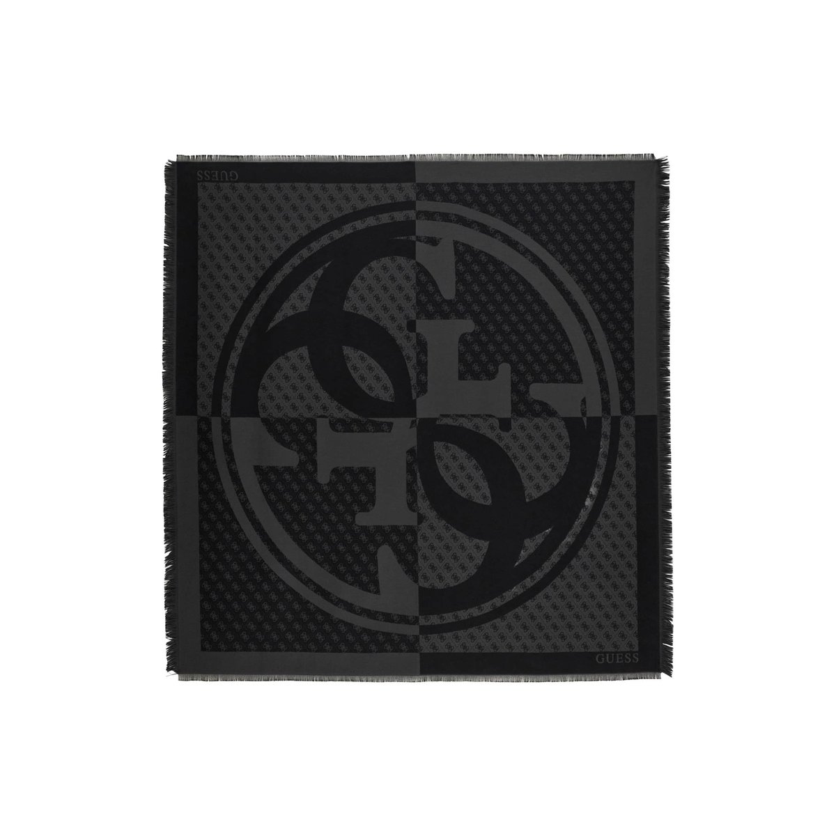 Noëlle Jacquard Kefiah gris, GUESS