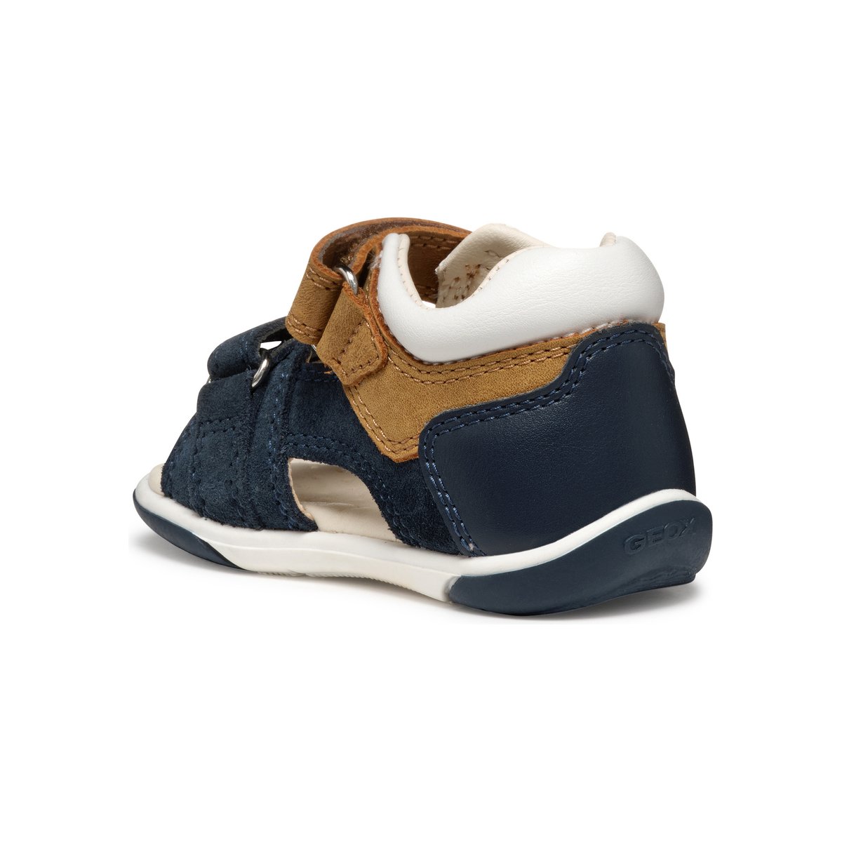 Sandales B SANDAL ZAPITO bleu marine/caramel, GEOX