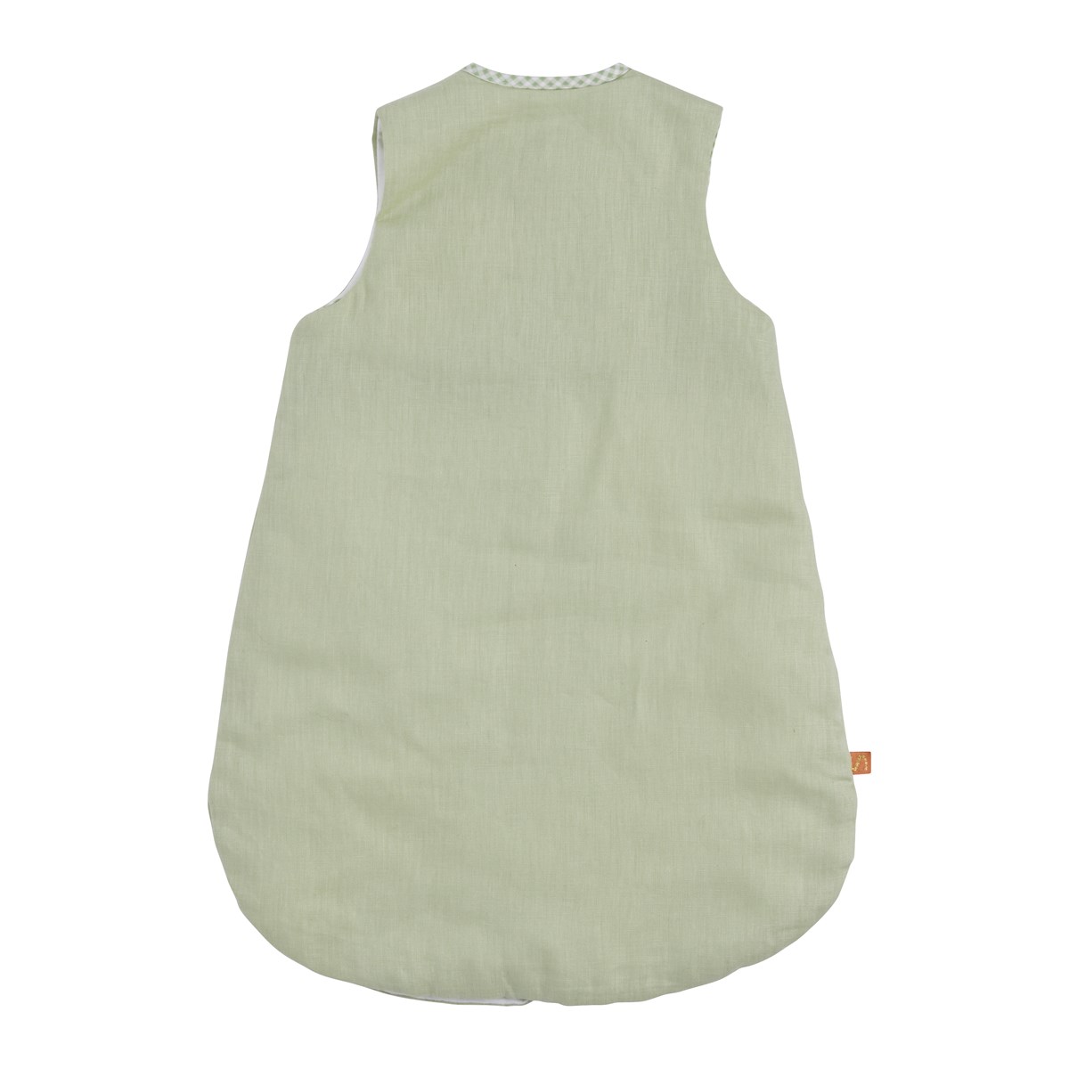 Gigoteuse naissance en lin vert, SAUTHON