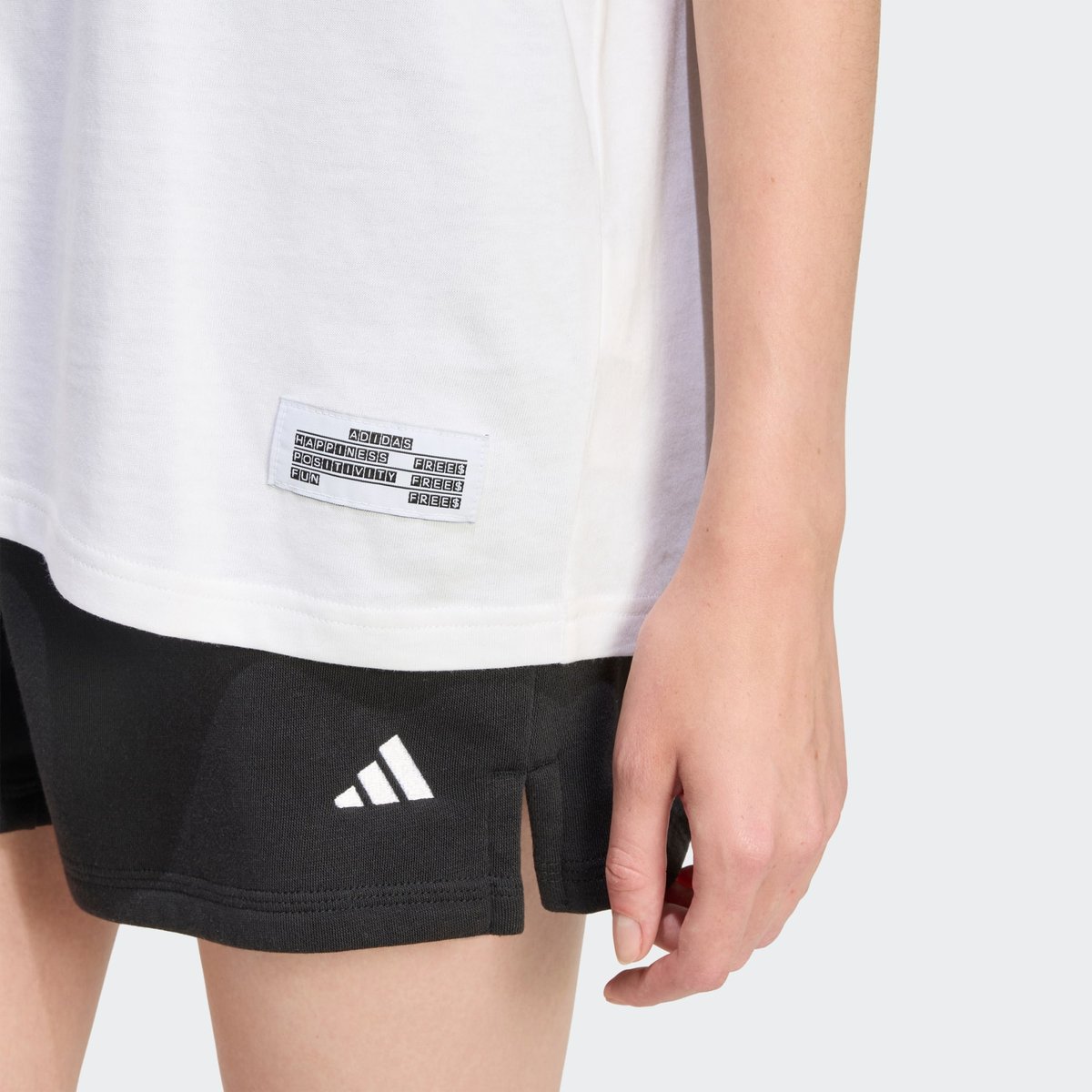 T-Shirt Mini Embroidery Oversized Graphic T-Shirt Mini Embroidery Oversized Graphic white / pure ruby, ADIDAS SPORTSWEAR