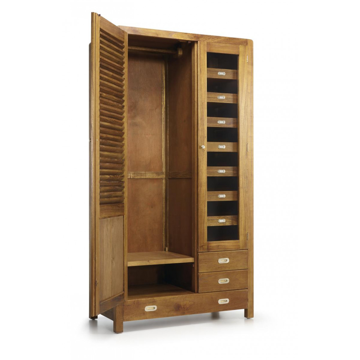 Armoire bronze - ATHÉNAÏS marron, DECORATION D’AUTREFOIS