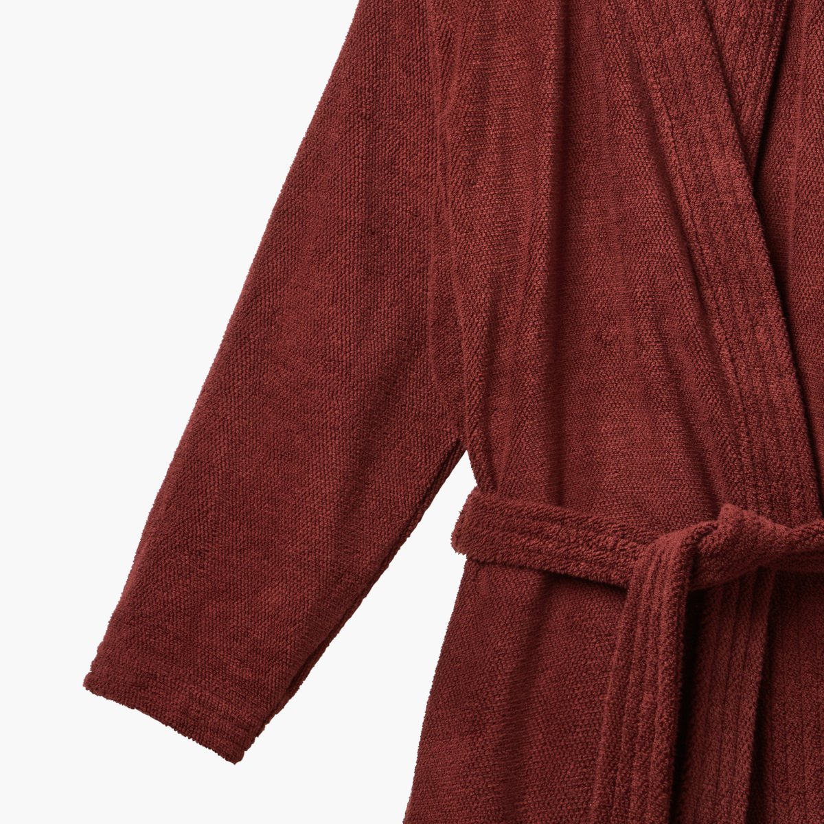 Peignoir col kimono coton OPALYS barolo, CARRE BLANC