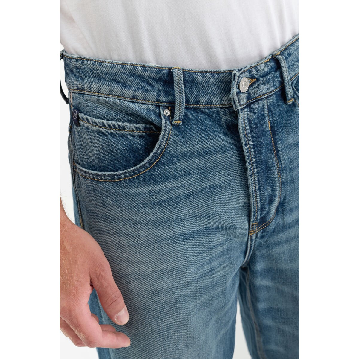 Jeans loose, large loose, longueur 34 blue, LE TEMPS DES CERISES