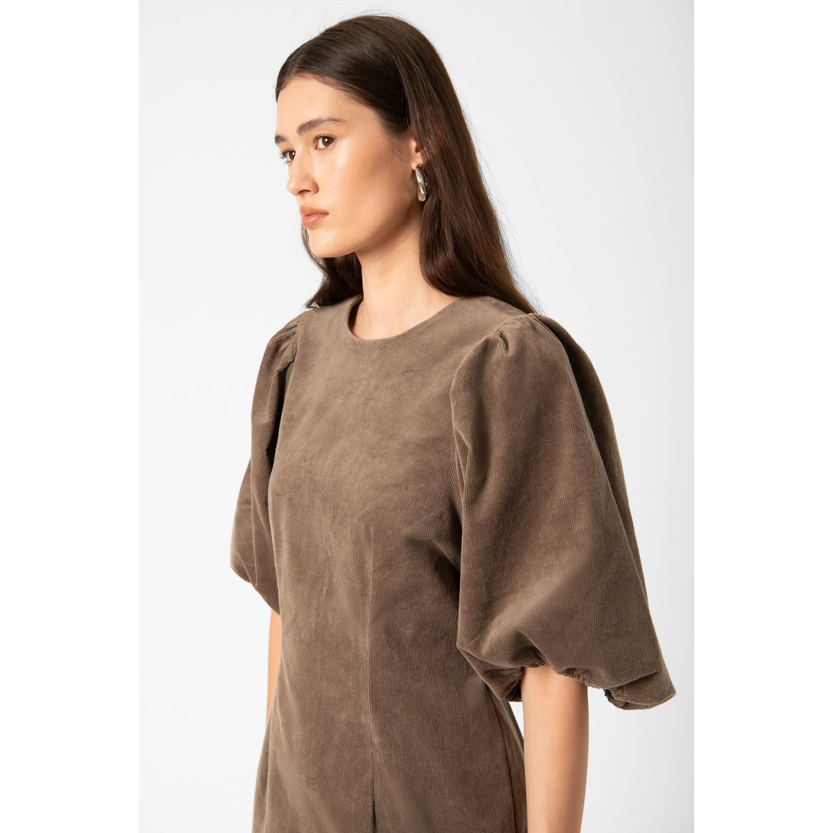 Robe marron morel, SOAKED IN LUXURY