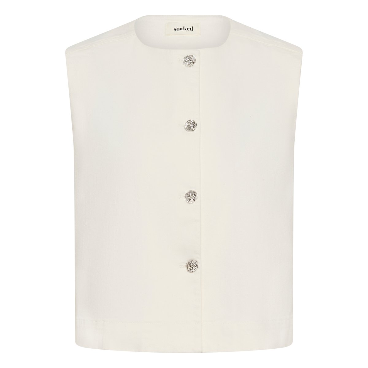 Manteau blanc whitecap gray, SOAKED IN LUXURY