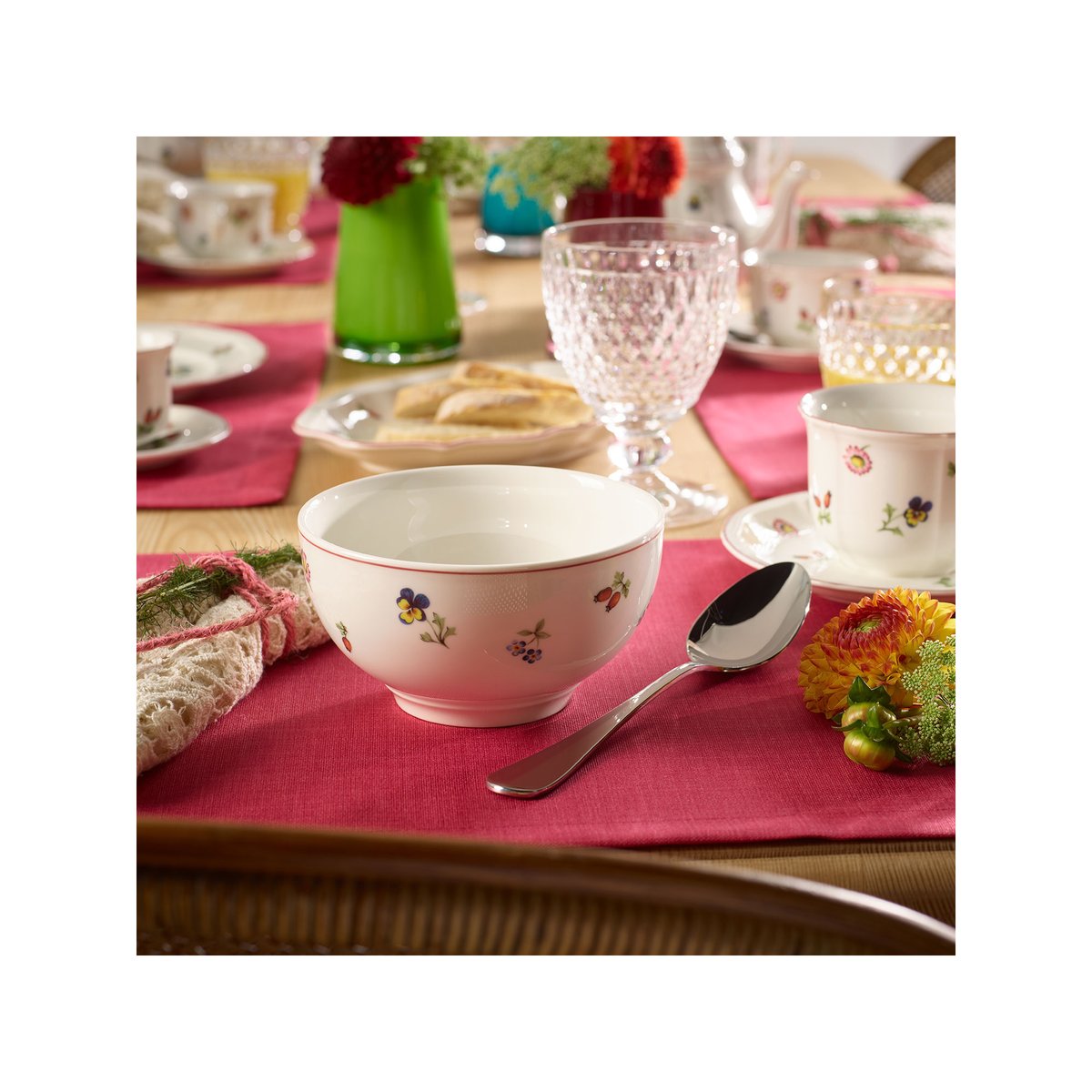 Bol À Céréales PETITE FLEUR blanc, VILLEROY & BOCH