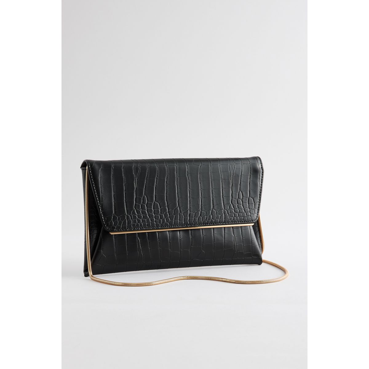 Pochette avec chaîne détachable noir, NEXT