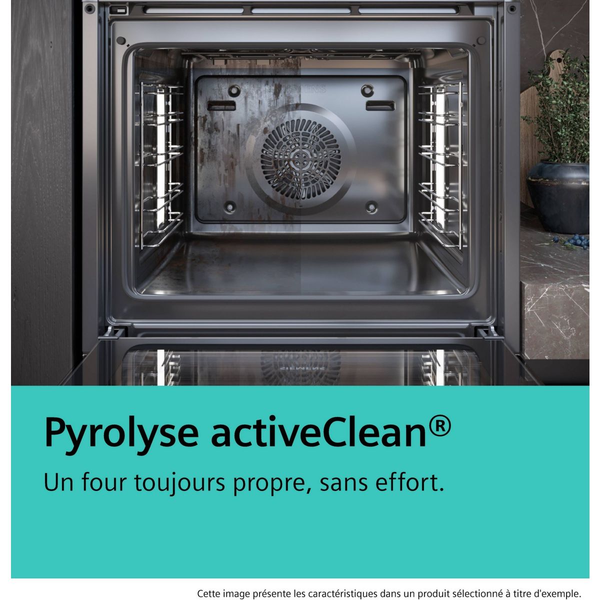 Four encastrable HB578GES3 iQ500 - Pyrolyse ActiveClean, Sonde de Cuisson, CookControl 30 couleur unique, SIEMENS