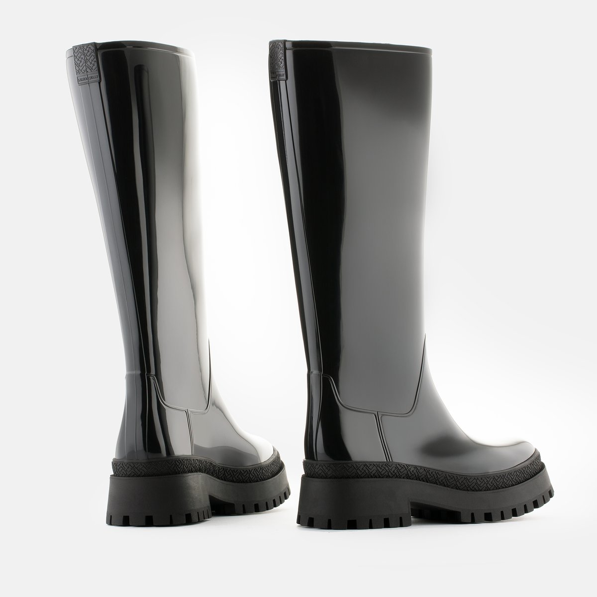 Boots hautes en caoutchouc vegan ARTEMIS noire, LEMON JELLY