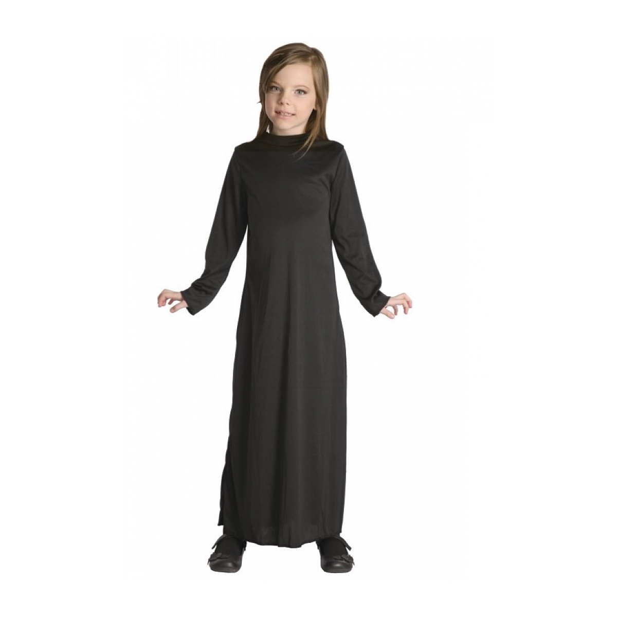 Costume DIY Robe noir sorciere 4-6 ans couleur unique, PARTY PRO
