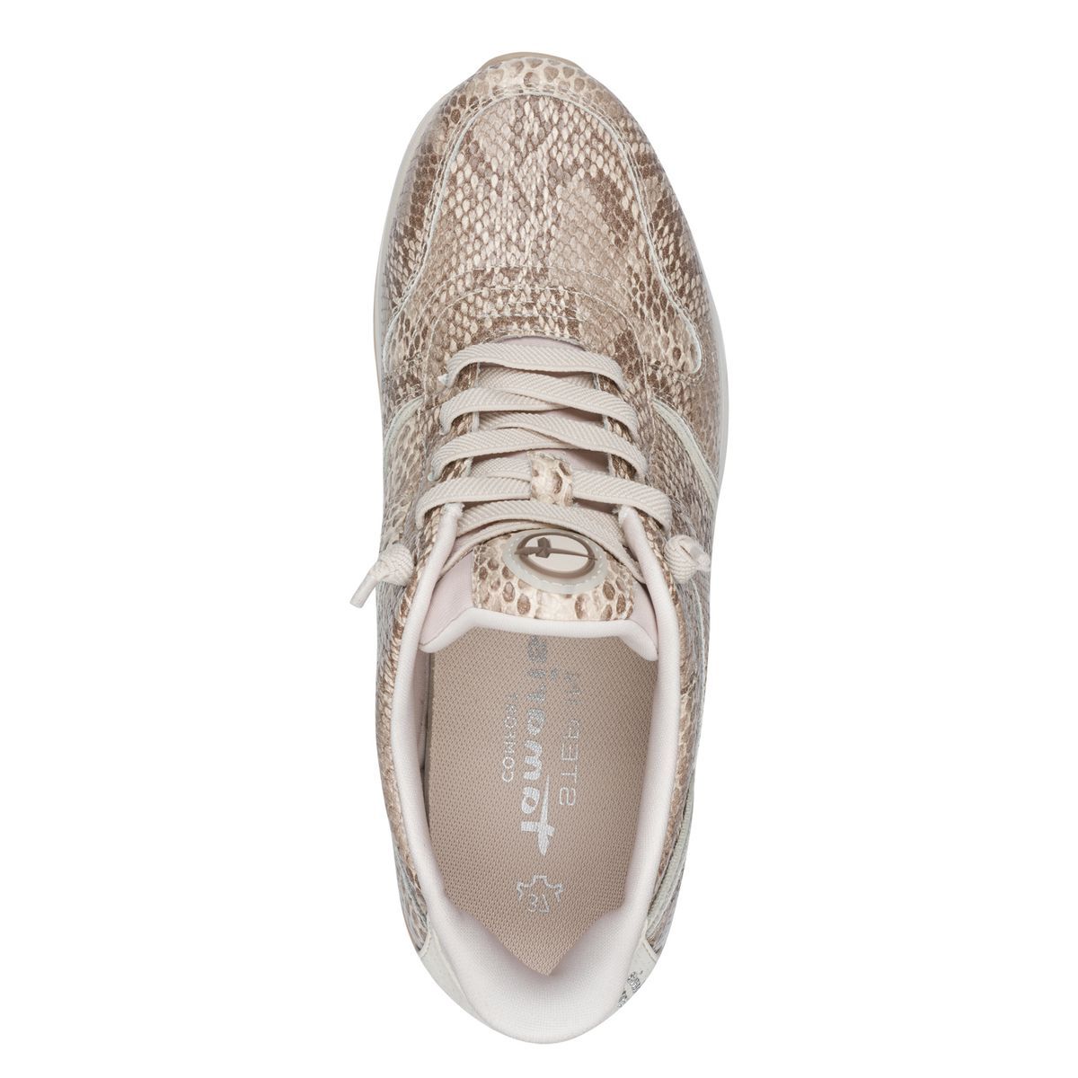 Basket femme beige beige nubuck or, TAMARIS