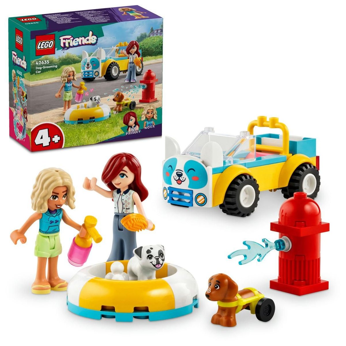 LEGO Friends - La voiture de toilettage canin - 42635 multicolore, LEGO