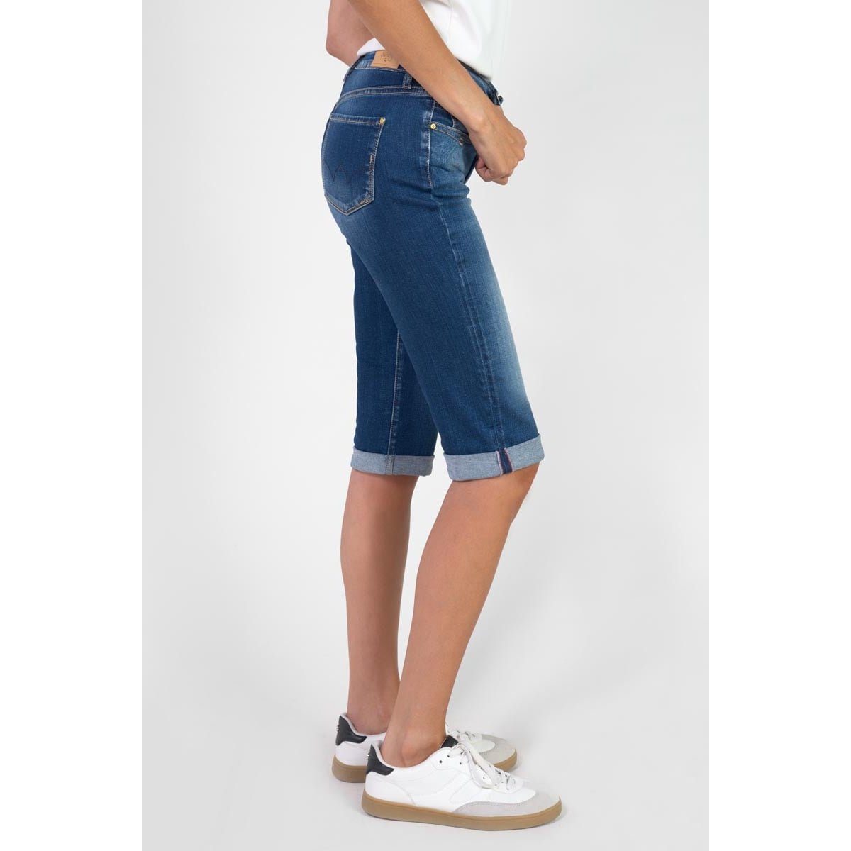Corsaire pantacourt en jeans PHIL blue, LE TEMPS DES CERISES