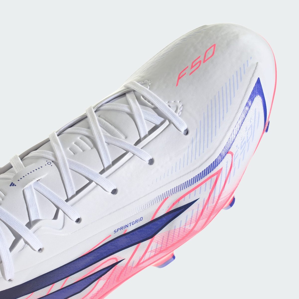 Chaussure De Football F50 Hyperfast League Terrain Souple Chaussure De Football F50 Hyperfast League Terrain Souple cloud white / solar purple / solar turbo, adidas Performance