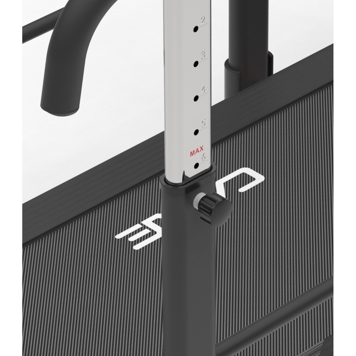 Tapis de course avec barres de maintien - 14km/h - MED-740 - MEDLINE noir, CARE FITNESS
