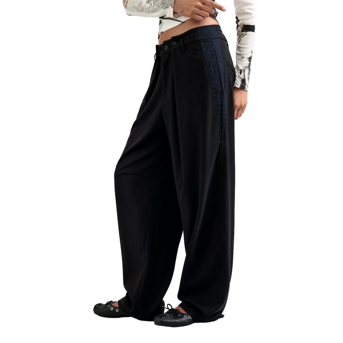 PANTALON LONG DROIT noir, DESIGUAL