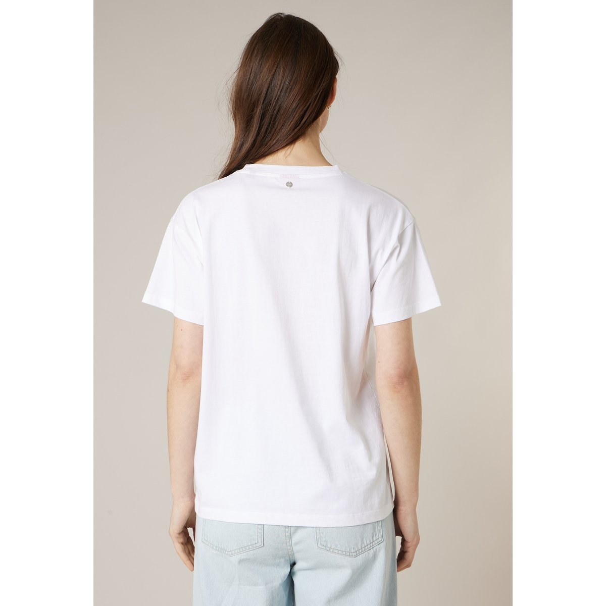 T-shirt femme en coton deeluxe x coca-cola RAINBOW white, DEELUXE