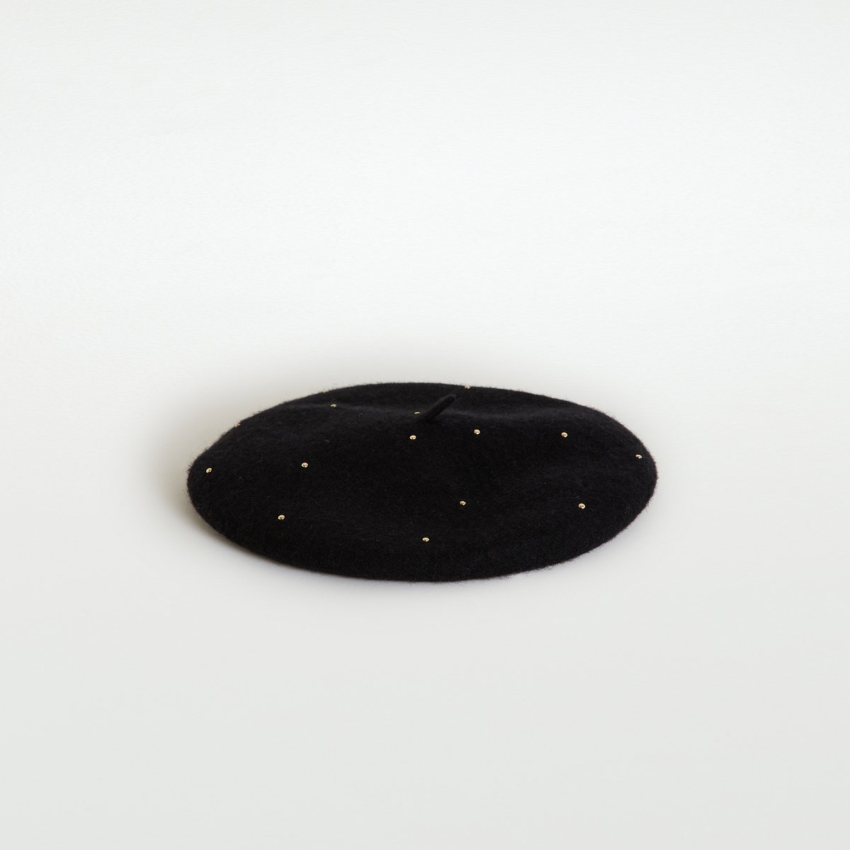 Béret en lainage noir, GRAIN DE MALICE