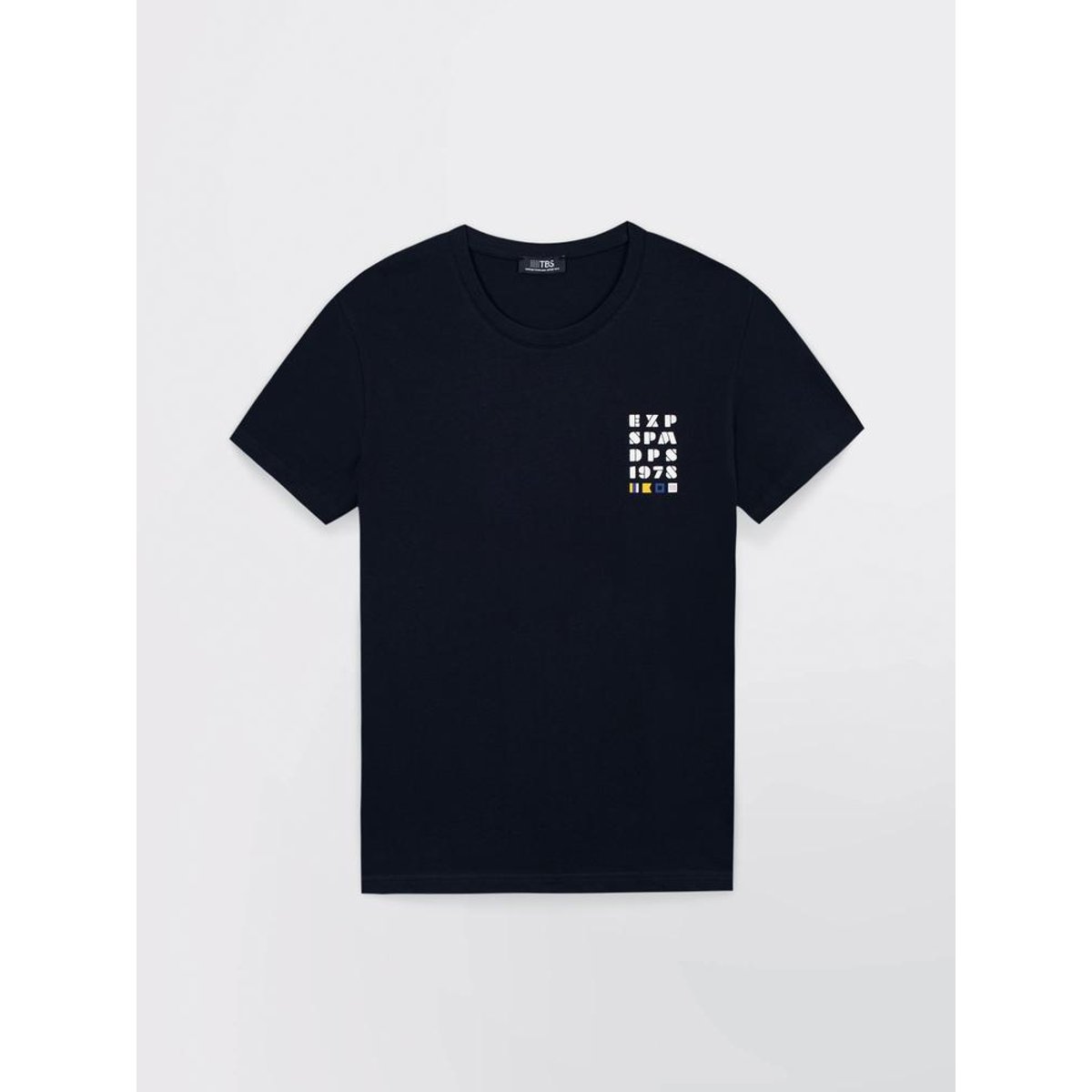 T-shirt manches courtes LUKENTEE marine, TBS