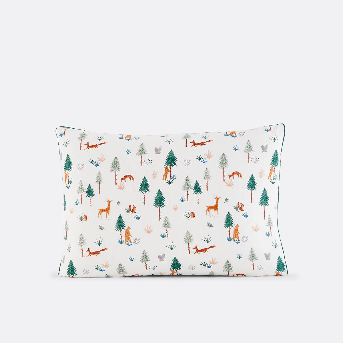 Funda de almohada para cama infantil, de franela, estampado de animales, GRIZZLY crudo, LA REDOUTE INTERIEURS