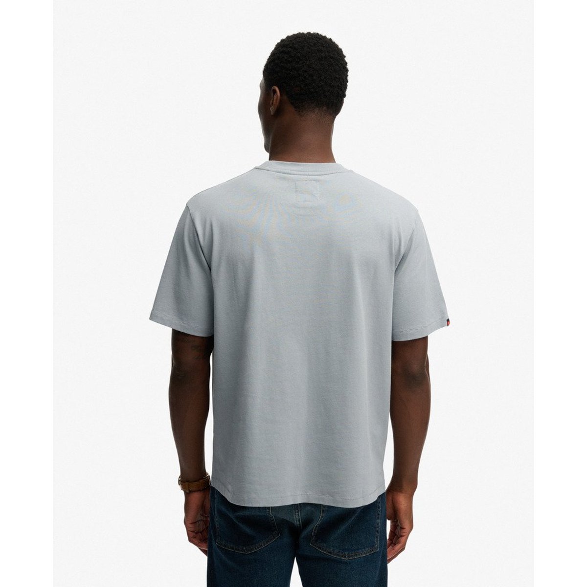 T-shirt Athletic Essentials denim délavé, SUPERDRY