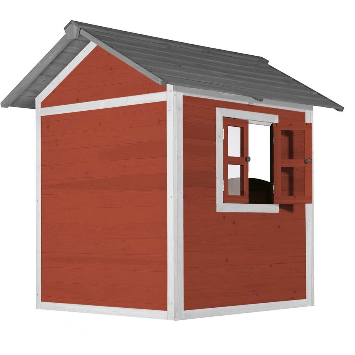 Maisonnette enfant en bois Lodge gris, AXI
