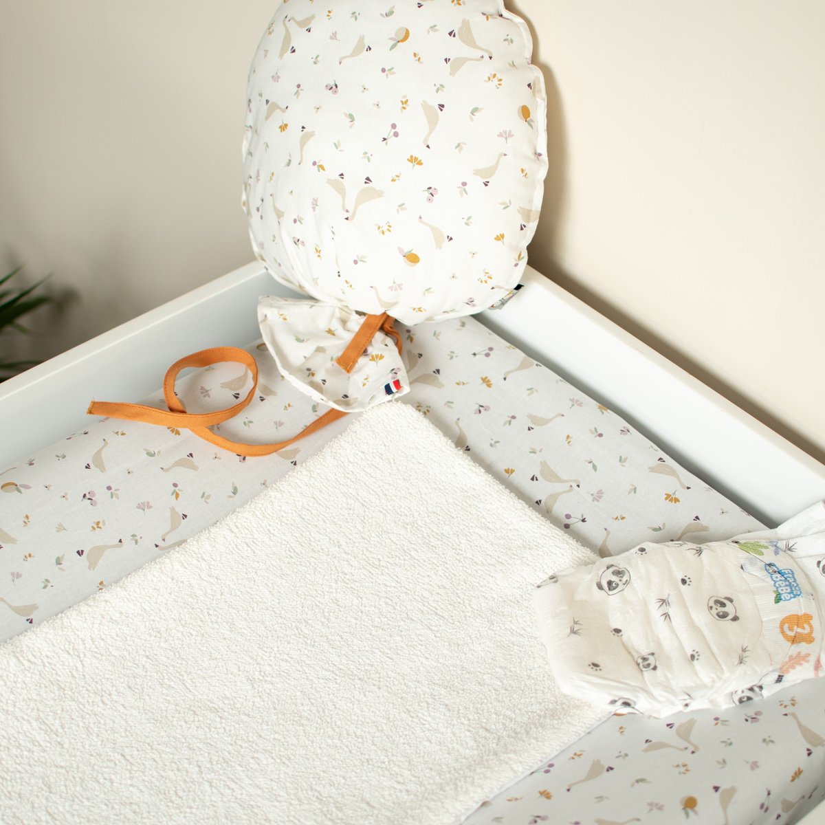 Housse de matelas à langer avec tapis SIDONIA sidonia, beige, écru, blanc, SEVIRA KIDS