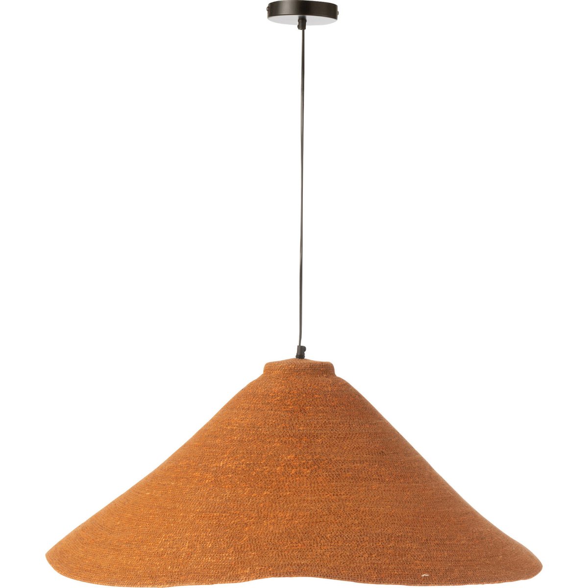 Suspension en rotin rond rouille jonc de mer naturel, RECOLLECTION