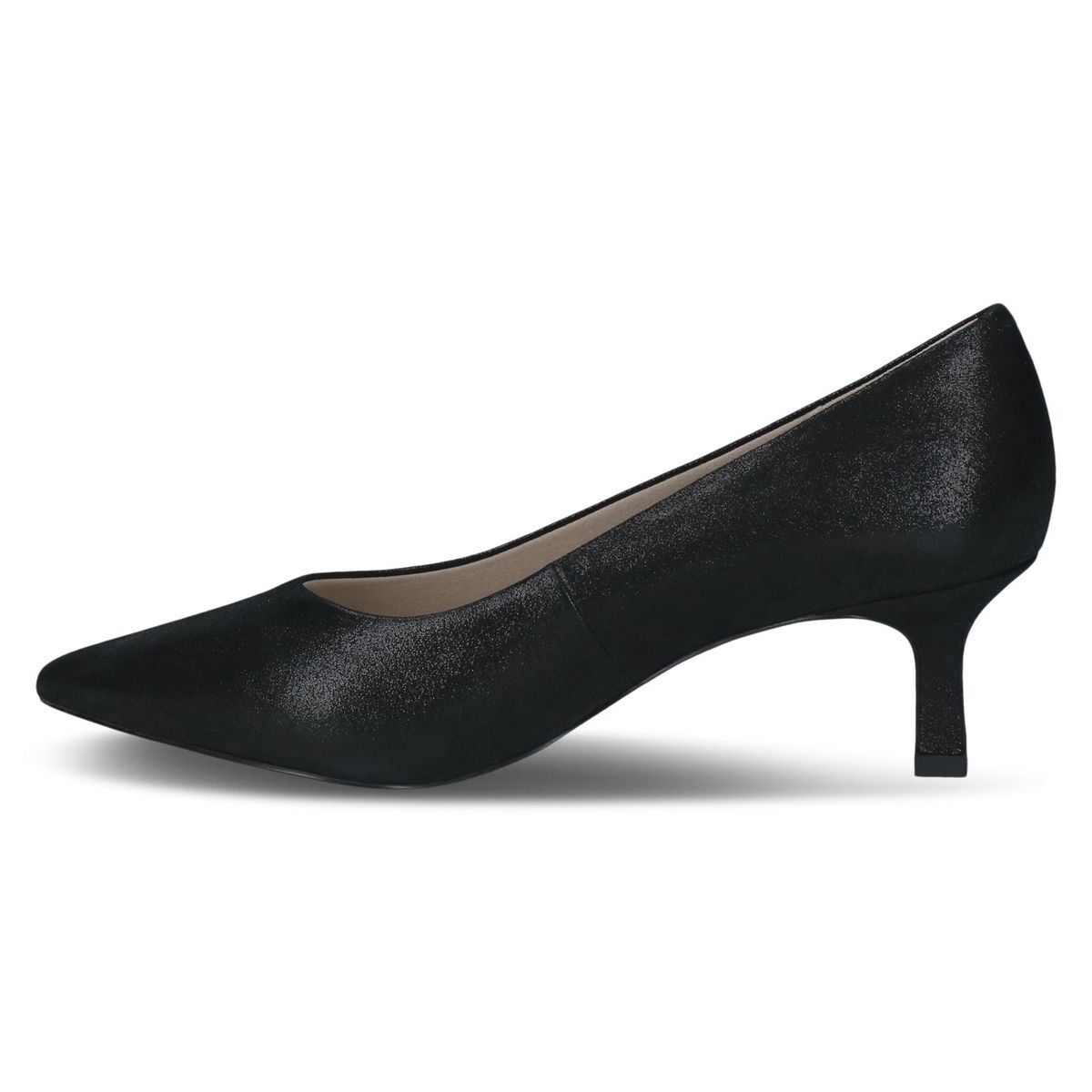 Escarpin en cuir noir brillant, CAPRICE
