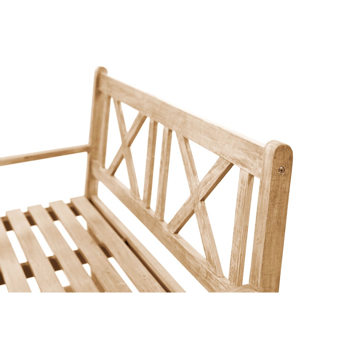 Light Teak Acacia Wood Bench brown , SO'HOME