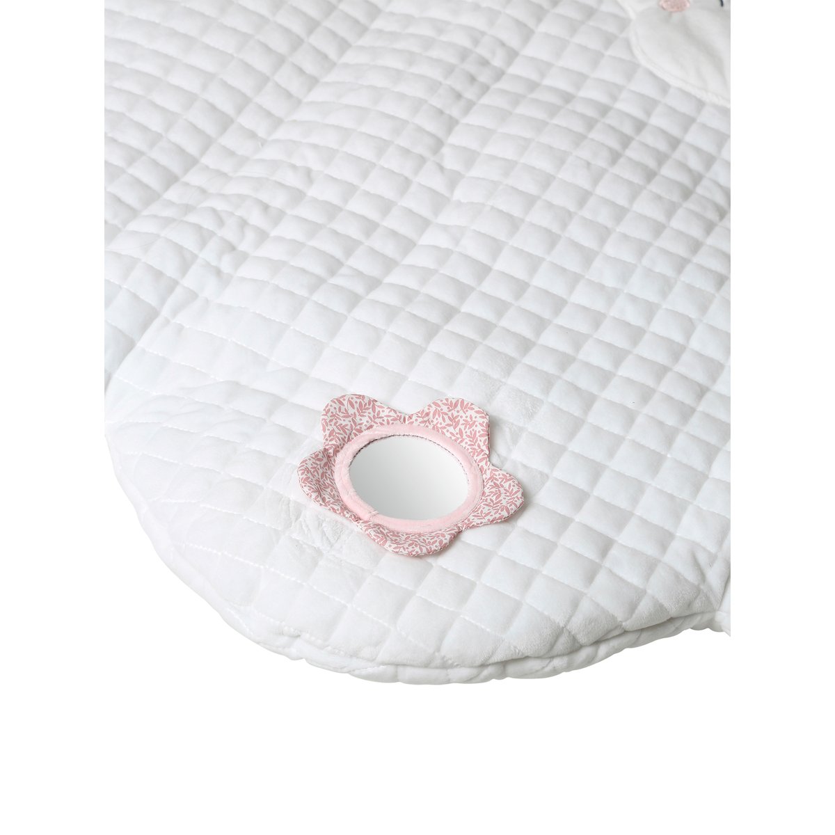 Tapis d'éveil Nuage VOYAGE AU PAYS ROSE blanc, VERTBAUDET