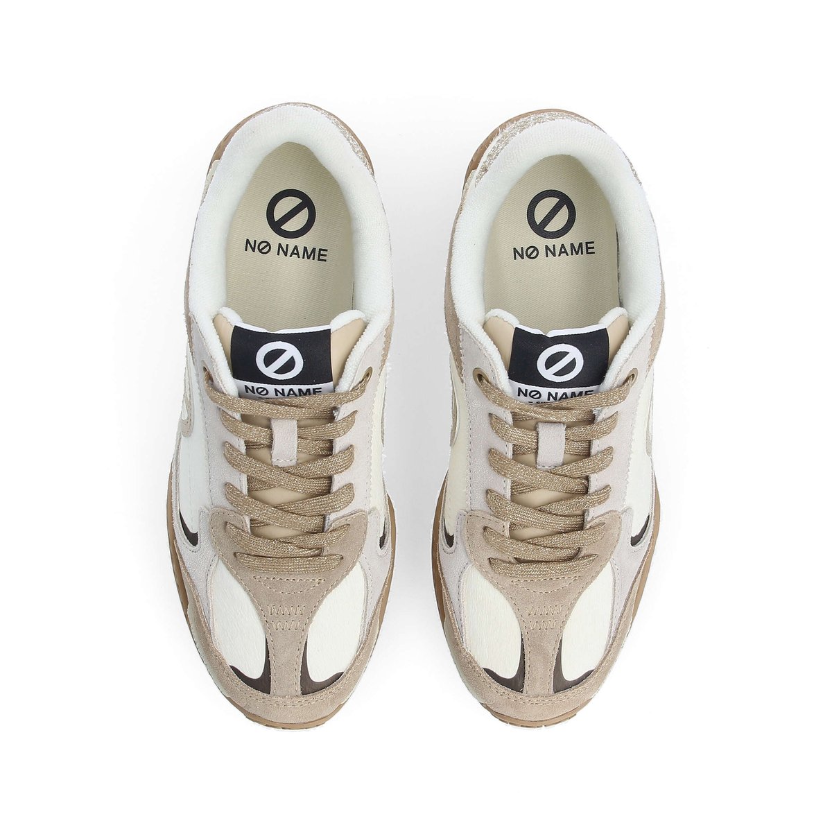 KATE SNEAKER W - BLANC CASSE/BEIGE ["blanc cassé","beige"], NO NAME
