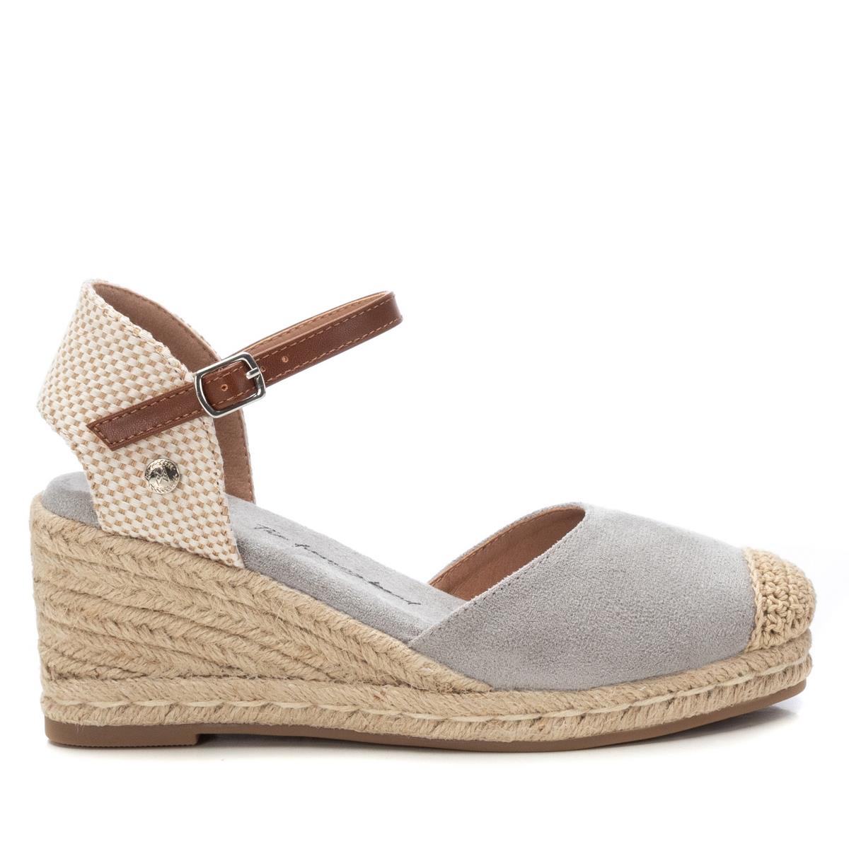 Chaussure Espadrilles Coin Décontractée Boucle argenté, XTI