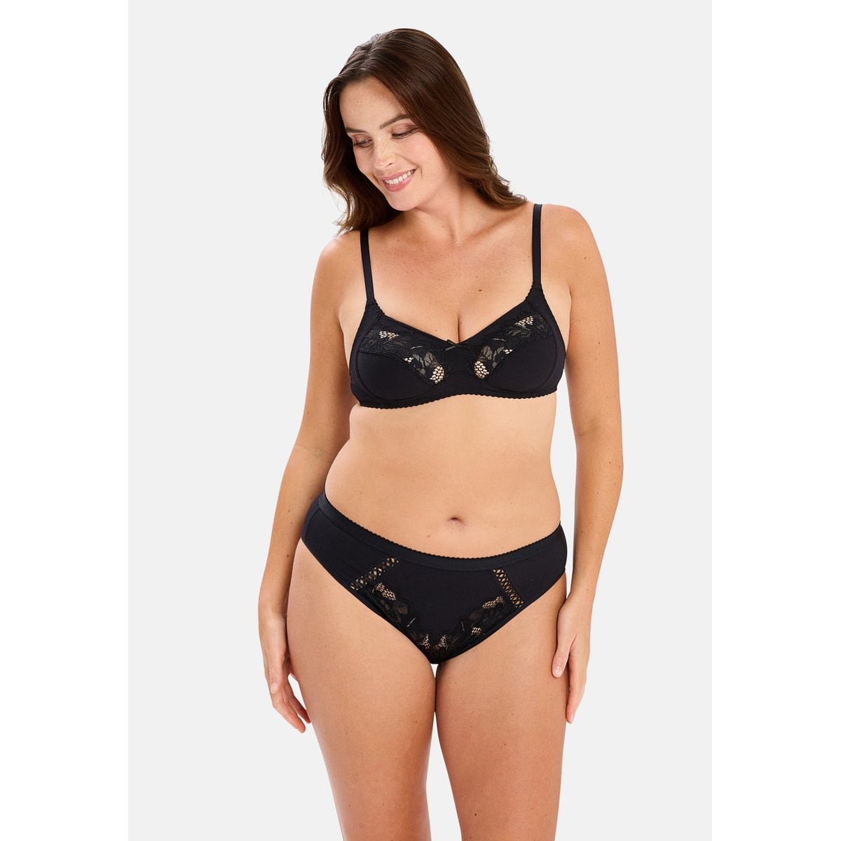 Slip COTON D'ARUM noir, SANS COMPLEXE