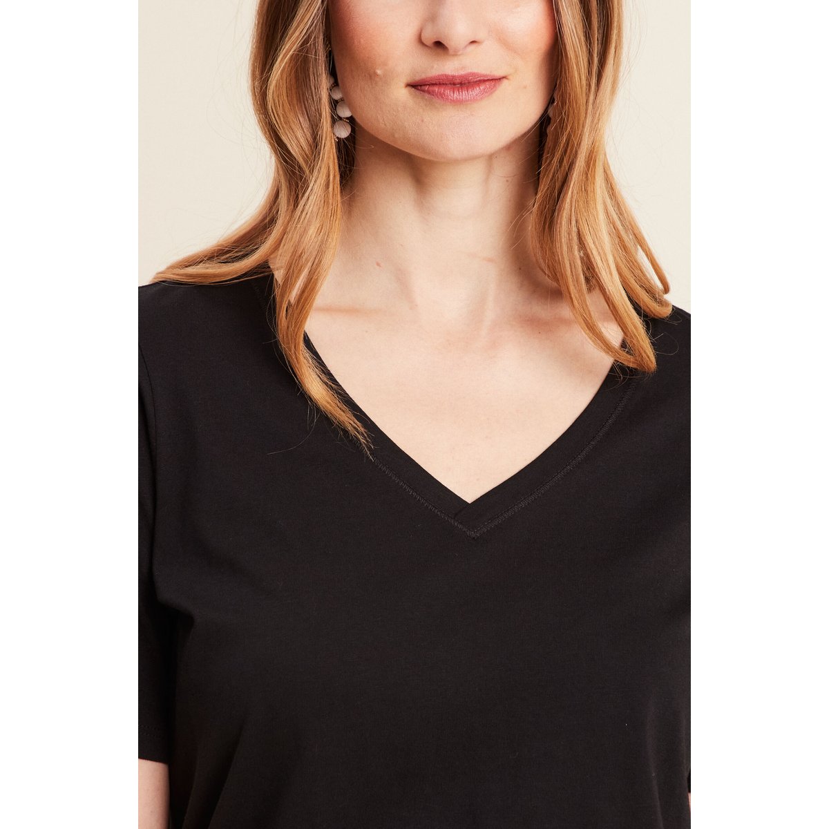 T-shirt manches courtes noir, BREAL