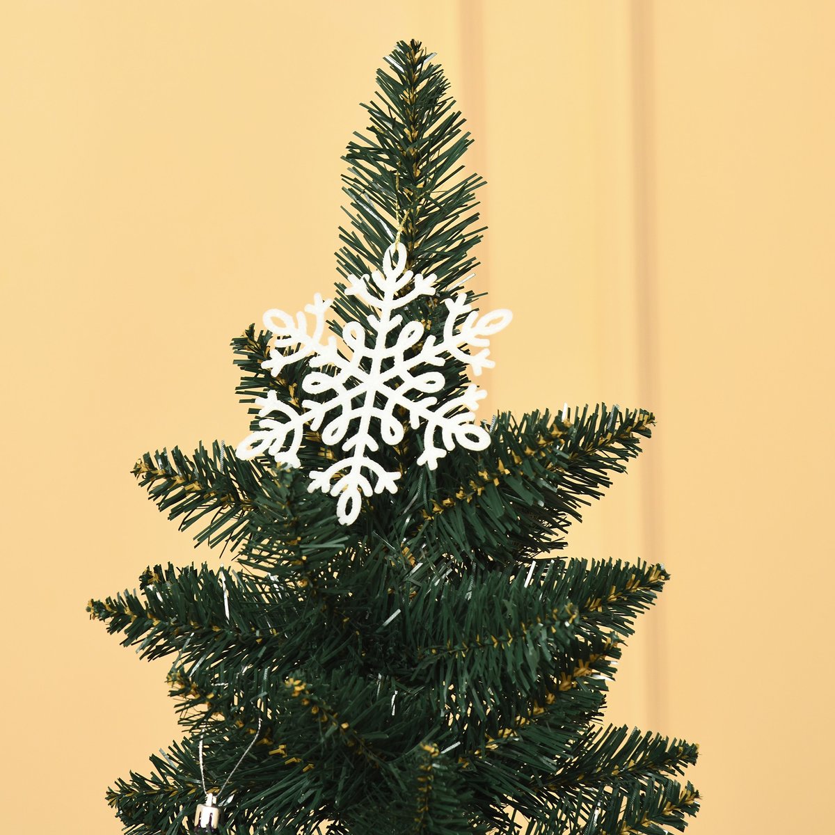 Sapin de Noël Plastique Vert vert, HOMCOM
