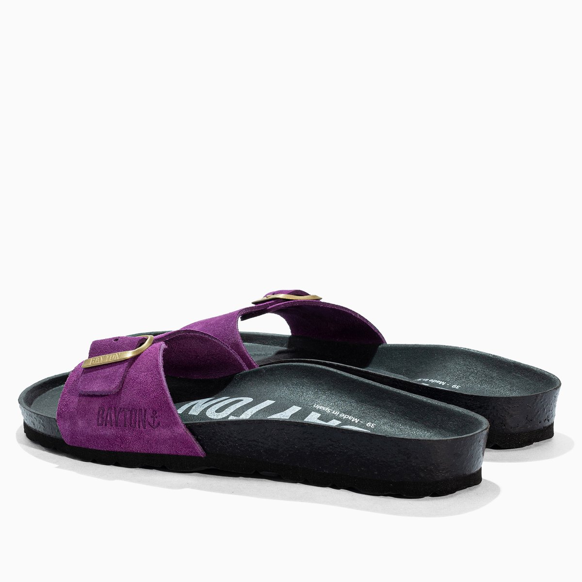 Sandales en cuir suédé ZEPHYR purple, BAYTON