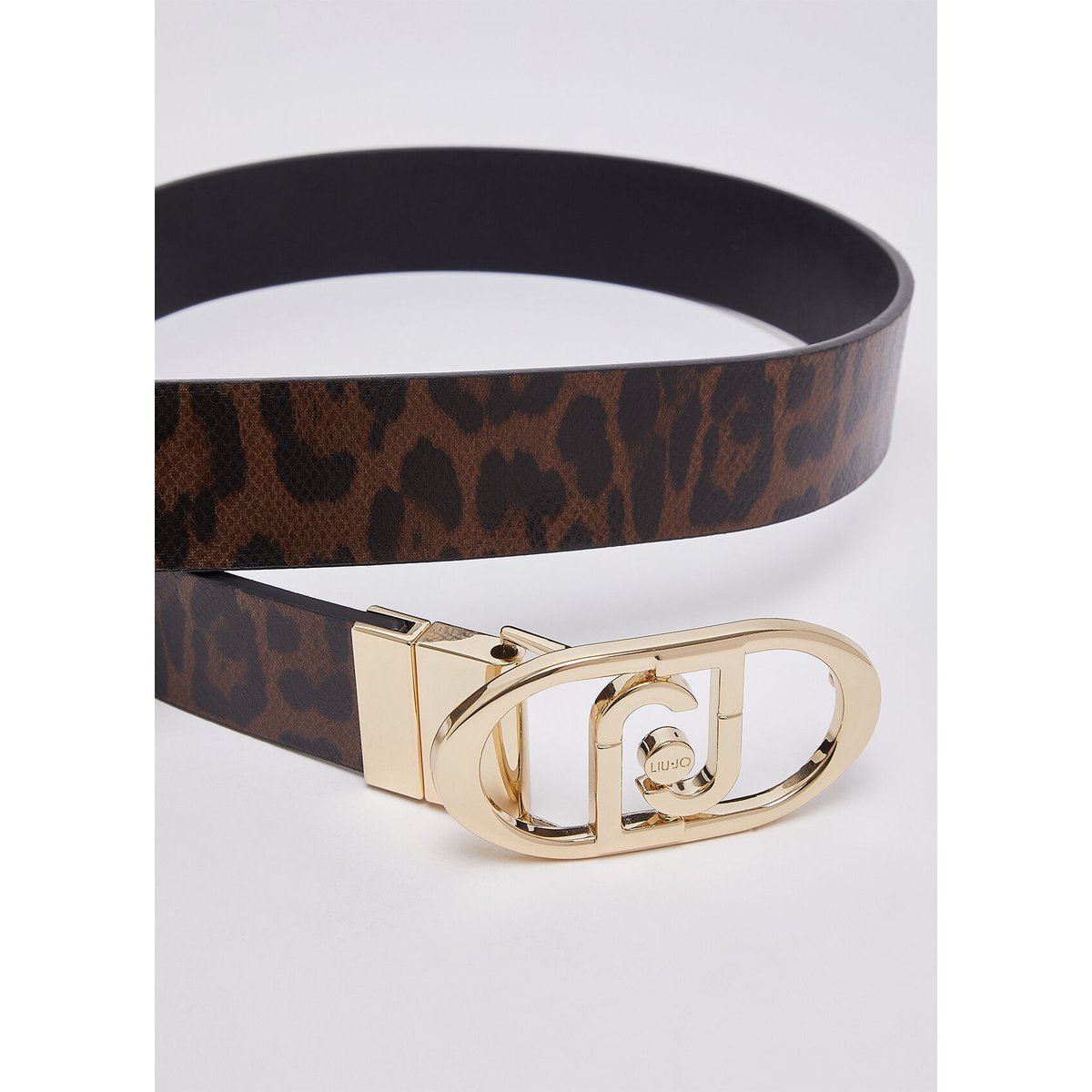 Ceinture animalier réversible noir animalier, LIU JO