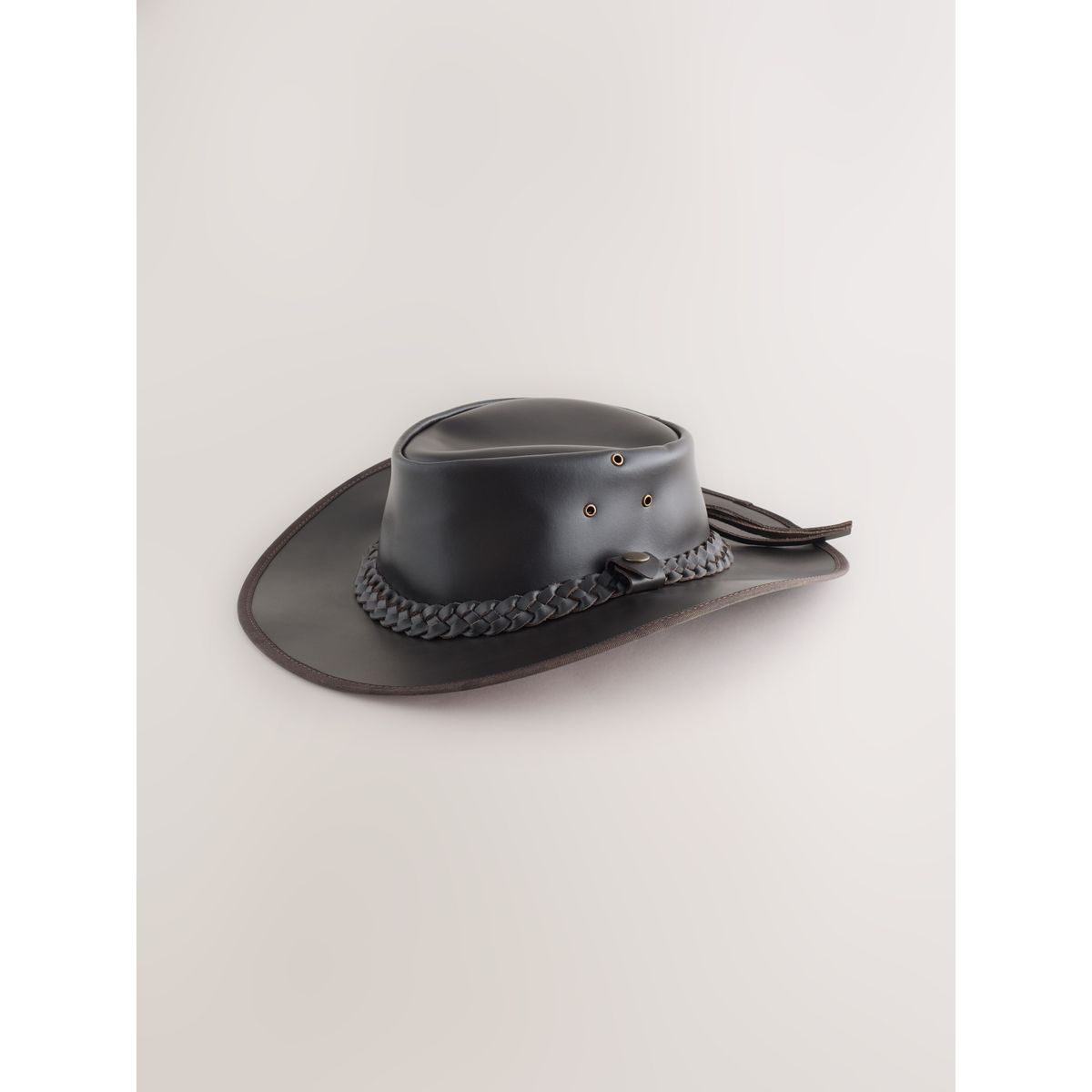 Chapeau de cowboy en cuir marron, NEXT