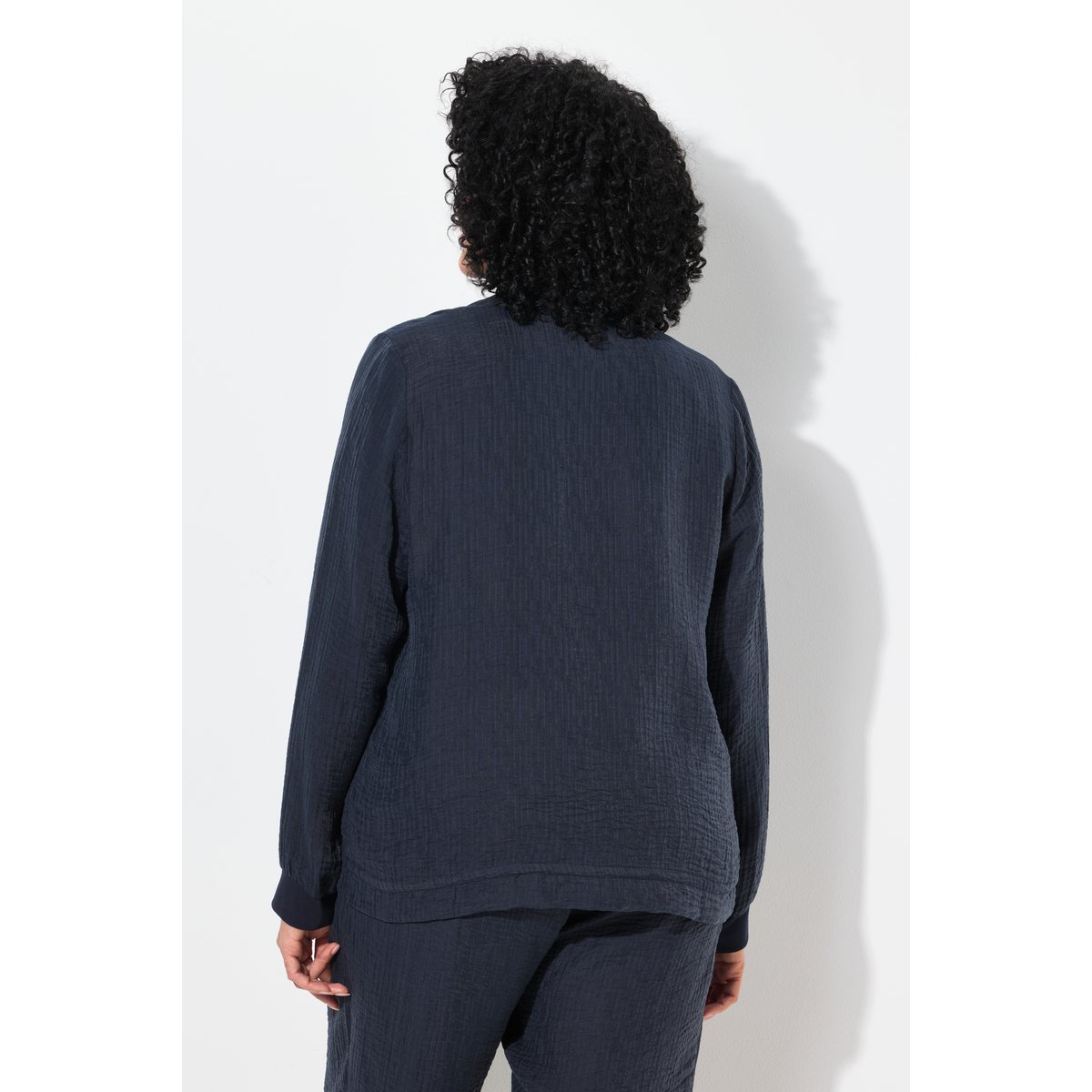 Blouson en Lyocell mélangé. Encolure style marine, ULLA POPKEN