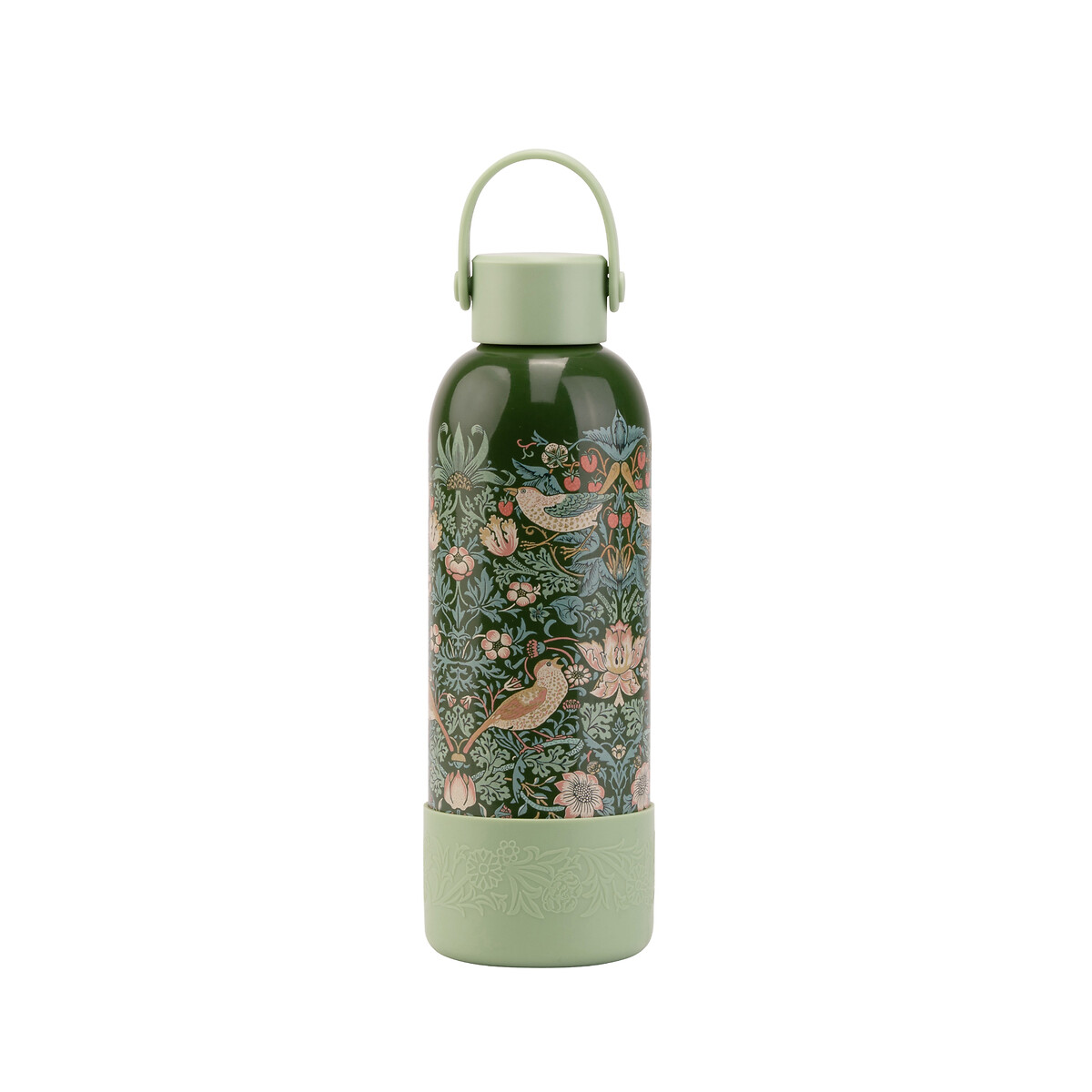 Kitchen Garden Stainless Steel Travel Water Bottle in Green green, WILLIAM MORRIS AT HOME