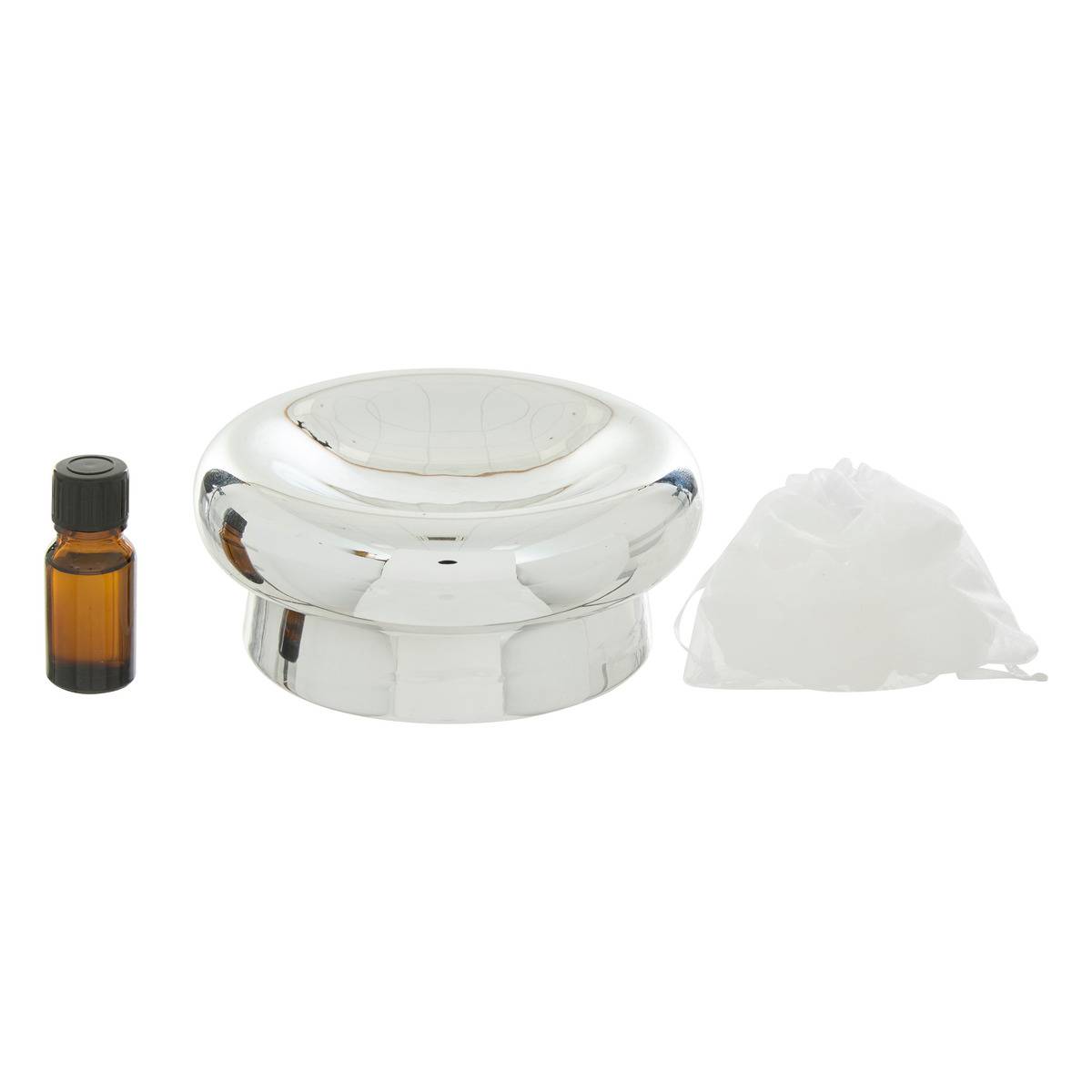 Diffuseur d'huile parfumée SKY argent, ATMOSPHERA